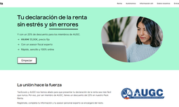 AUGC alcanza un acuerdo con TaxScouts para que presente tu declaración de la renta por 55,90 euros
