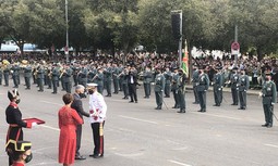 La Guardia Civil gastó 142.000 euros y movilizó 445 agentes en el desfile por los actos de la Patrona en Córdoba
