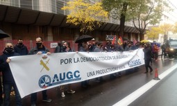 AUGC clama en la calle contra el reparto de la Productividad de la Guardia Civil, que vuelve a favorecer al Generalato