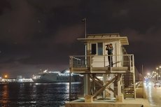 Guardia Civil dique sur Melilla
