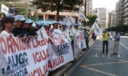 AUGC-MURCIA EN LA MANIFESTACION DEL 10 DE JULIO EN VALENCIA