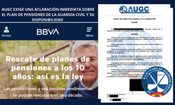 AUGC exige una aclaración inmediata sobre el plan de pensiones de la Guardia Civil y su disponibilidad