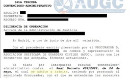 El Tribunal Supremo admite a trámite el recurso contra la oferta de empleo público de la Guardia Civil para este año