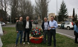 AUGC Palencia, en el acto de apoyo a las víctimas del terrorismo celebrado el 11M