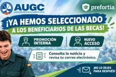AUGC adjudica las Becas AUGC‑Prefortia para promoción interna y acceso al Cuerpo