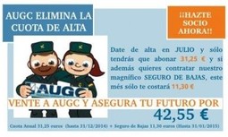 Ahora, por 42,55 euros puedes afiliarte a AUGC con todos los servicios incluidos