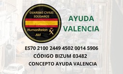 AUGC y Guardias Civiles Solidarios – Ayuda Valencia