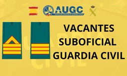 La Comisión de Suboficiales de la AUGC solicita al Consejo una rectificación urgente de la última publicación de vacantes para sargentos y sargento 1º