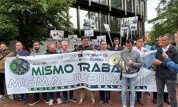 La Plataforma por una Jubilación Digna y la plena Equiparación Salarial se concentra frente a todas las delegaciones y subdelegaciones del Gobierno