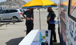 AUGC denuncia las pésimas condiciones en las que se están realizando los reconocimientos médicos a los agentes en la provincia de Alicante.