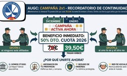 AUGC te recuerda: Continúa activa la campaña 2x1 para acceder a la mayor asociación profesional por solo 39,50 €