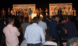AUGC presenta oficialmente su candidatura y su programa en el acto electoral central a una semana de las elecciones al Consejo