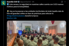 Fotos, discursos y palmaditas en la espalda: así celebra el Gobierno la llegada de 3.123 guardias civiles a los que no es capaz de dar un chaleco
