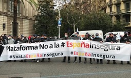 La Plataforma 'No a la #EspañaInsegura' aplaza la concentración del próximo 14 de diciembre ante el Congreso