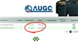 AUGC denuncia los largos plazos de entrega de vestuario que obligan a los guardias civiles a trabajar con prendas deterioradas o desfasadas