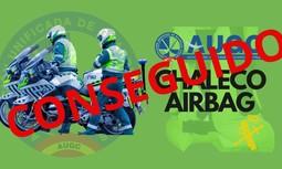 AUGC logra que los guardias civiles de tráfico reciban chalecos airbag para su servicio