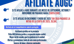 Campaña de afiliación 2024-2025: ¡Únete a la Asociación decana y mayoritaria dentro de la Guardia Civil!