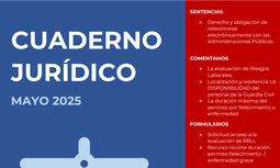 AUGC lanza el cuaderno jurídico del mes de mayo con temas de actualidad e Interés para el personal de la Guardia Civil