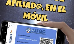 Ahora puedes tener tu carné de afiliado a AUGC en tu movil, más fácil y con las mismas ventajas