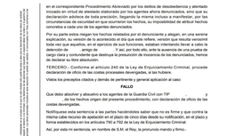 Los servicios jurídicos AUGC en Santa Cruz de Tenerife logran la absolución de tres guardias civiles denunciados por agresión en la isla de La Palma