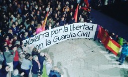 AUGC Navarra, presente en la concentración en apoyo de los compañeros agredidos en Alsasua
