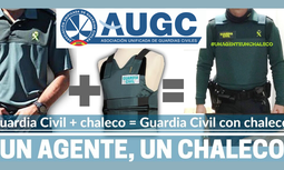 La deficiente previsión de la Guardia Civil hace que se tengan que dar de baja cientos de chalecos antibalas al encontrarse caducados