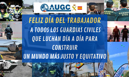 Los guardias civiles reclaman el pleno reconocimiento de sus derechos como trabajadores en el Día Internacional del Trabajador