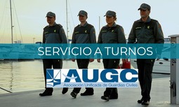 AUGC denuncia que un guardia civil sigue siendo el único funcionario de policía que carece de turnos de trabajo