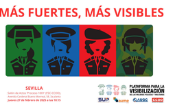 La Plataforma para la  visibilización de mujeres policías y militares será oficialmente presentada el día 27 de febrero en Sevilla