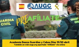 La Asociación Unificada de Guardias Civiles a disposición de los compañeros de la Academia de la Guardia Civil de Baeza