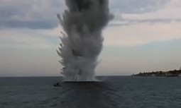 AUGC denuncia la irregular actuación en la detonación de una mina subacuática en Denia