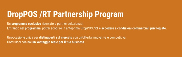 Partnership Program - DropPOS /RT