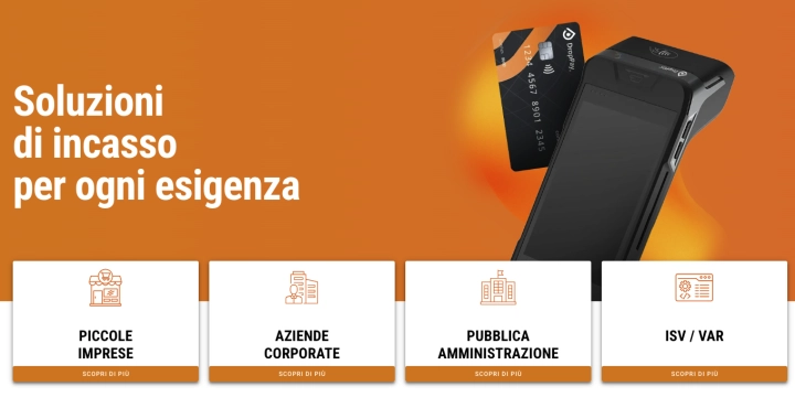 Soluzioni di incasso per ogni esigenza