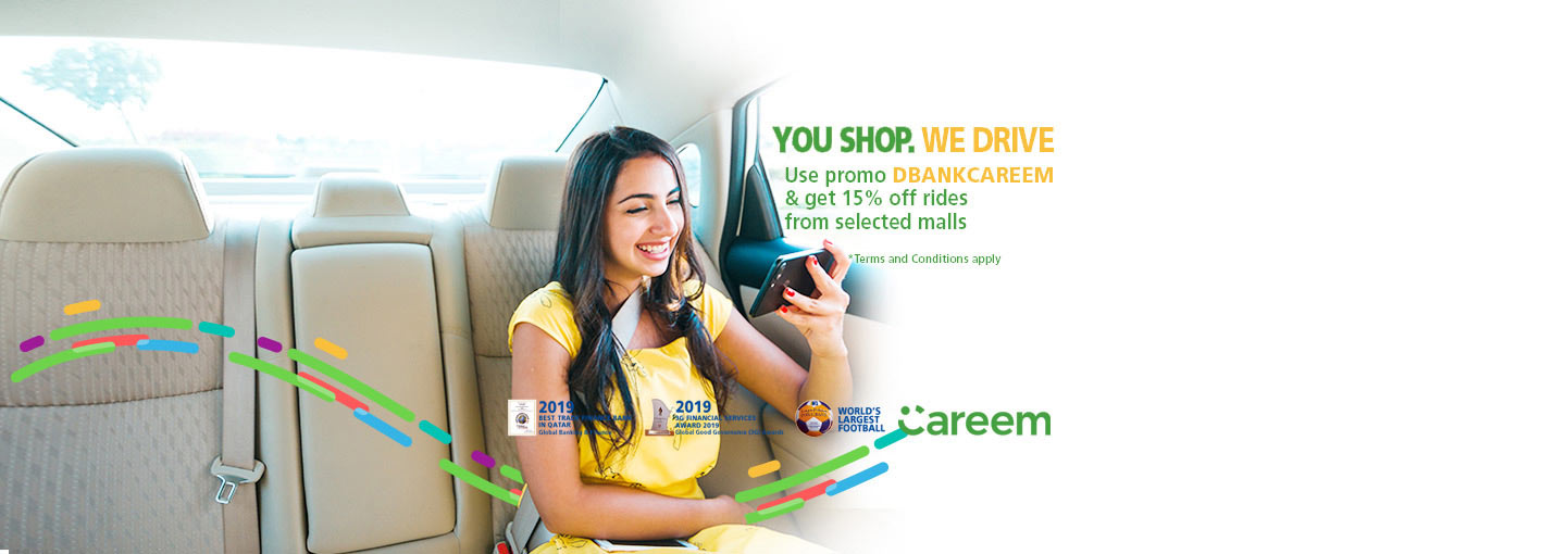 Ride Around Town with Careem and Doha Bank MasterCard