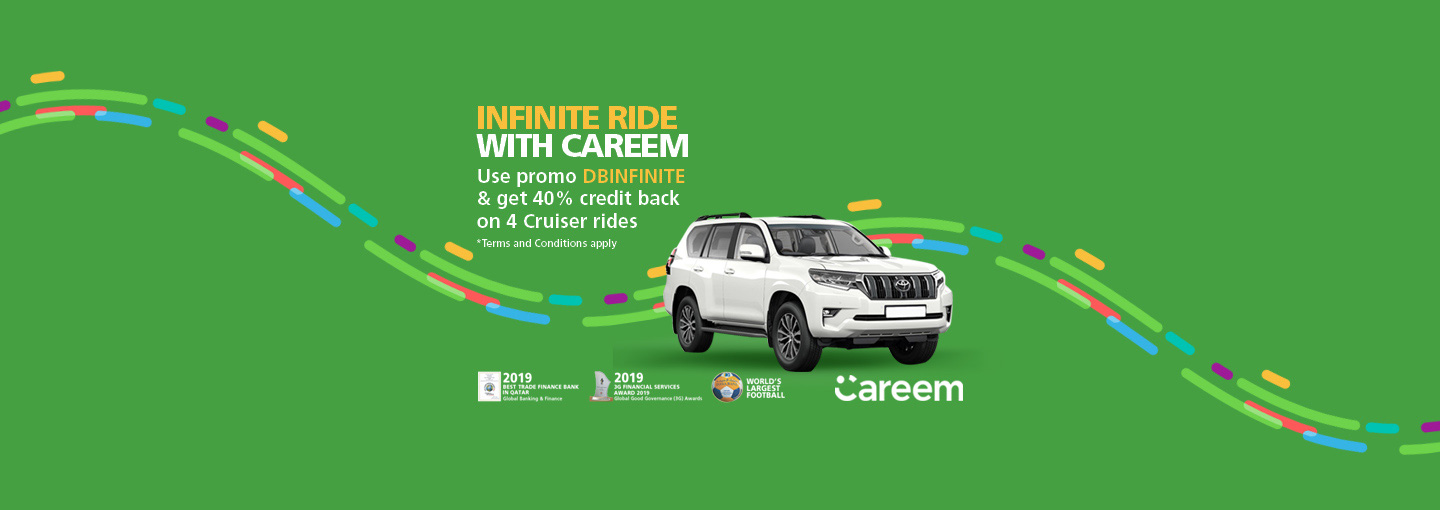 Ride Around Town with Careem and Doha Bank MasterCard