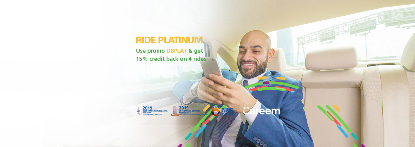 Ride Around Town with Careem and Doha Bank MasterCard