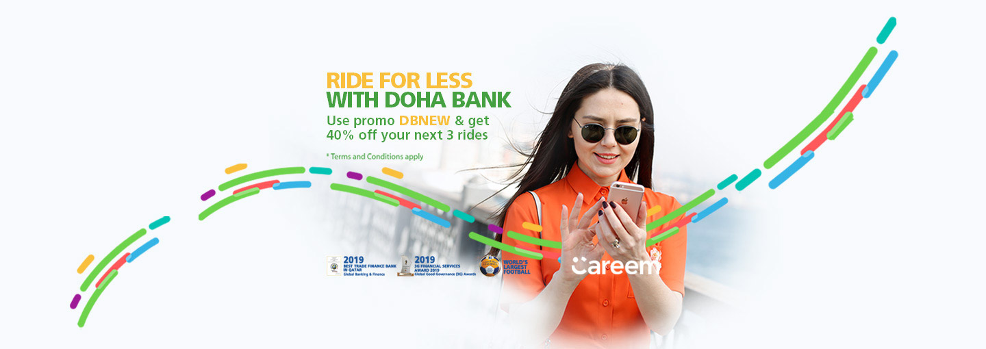 Ride Around Town with Careem and Doha Bank MasterCard