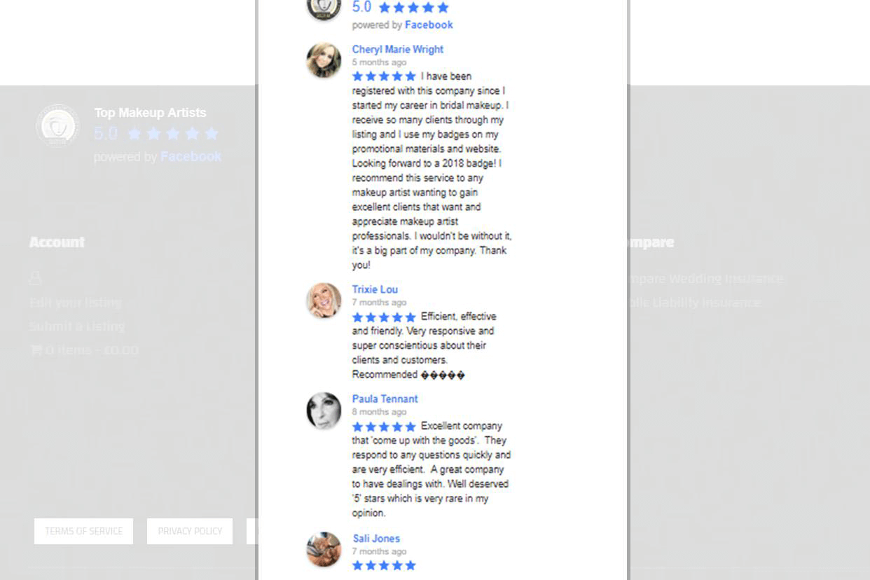 facebook reviews for wordpress website