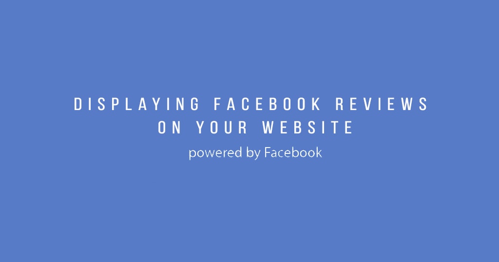 how to display facebook reviews on wordpress website
