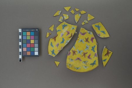 Figure 2. Sorting the shards separated my object from one being treated by my classmate