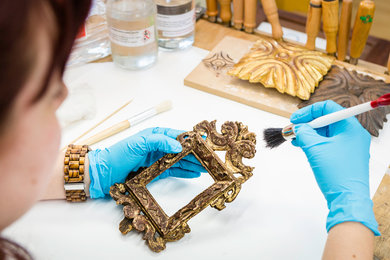 Conservation student at West Dean College of Arts and Conservation