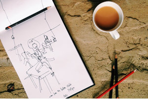 Sketchbook project at West Dean College