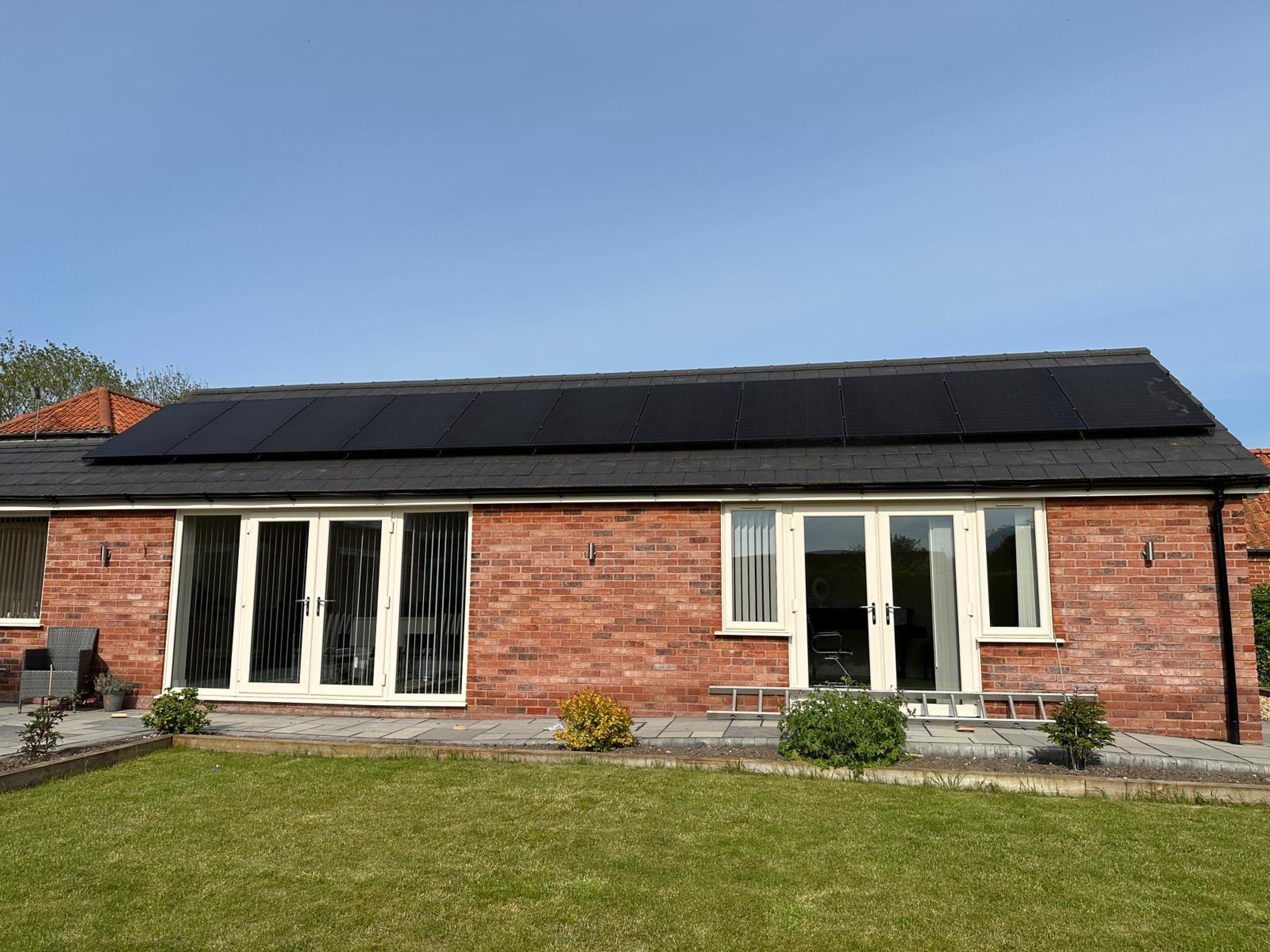 Solar panels installed in Grimsby