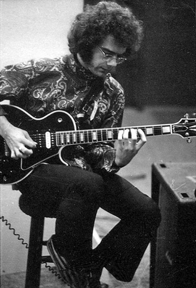 Robert Fripp captured in an introspective moment