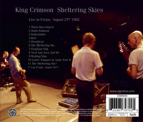 DGM Live: Sheltering Skies Live in Frejus 1982 CD