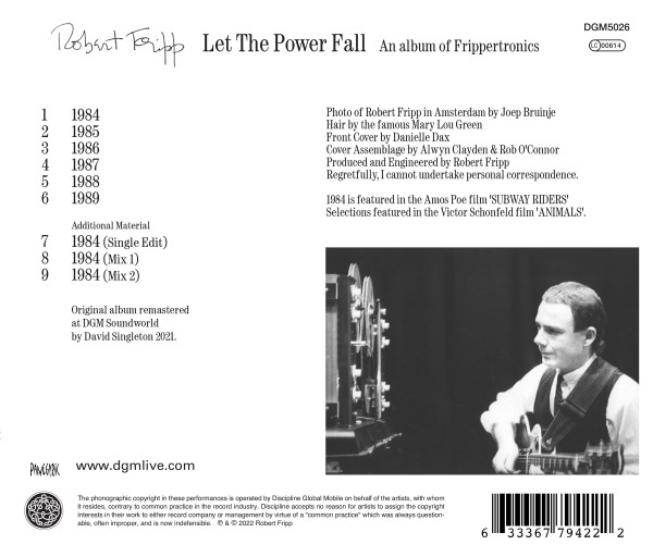 Let The Power Fell CD back