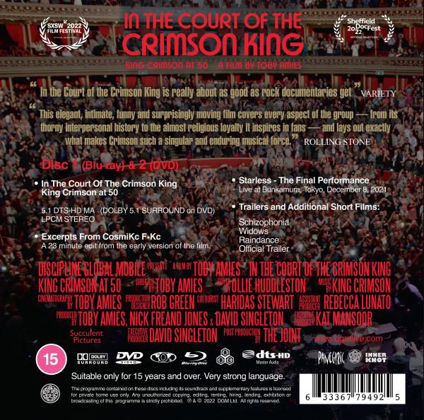 4CD King Crimson 太陽と戦慄 50 【CD+Blu-ray】 POCS1986 UNIVERSAL MUSIC /00440 King Crimson - In the Wake of Poseidon (Import CD + Blu-ray