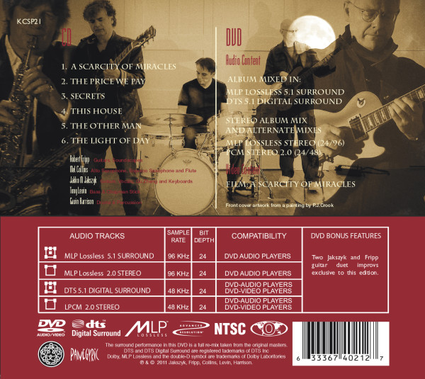 Scarcity of Miracles back