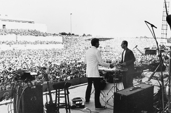 Bill and Adrian, Nuremburg, 1982.