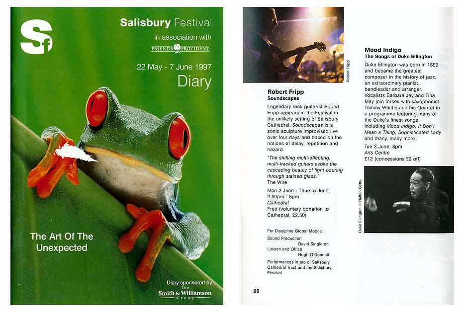Salisbury Festival programme.